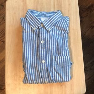 Old Navy Cotton Linen Button Down